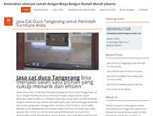 Tablet Screenshot of developerbangunrumah.com